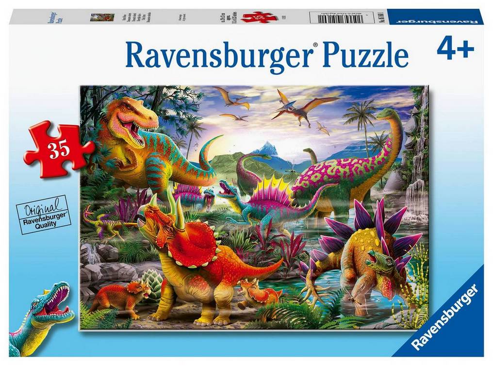 Ravensburger - T-Rex Terror - 35 Piece Jigsaw Puzzle