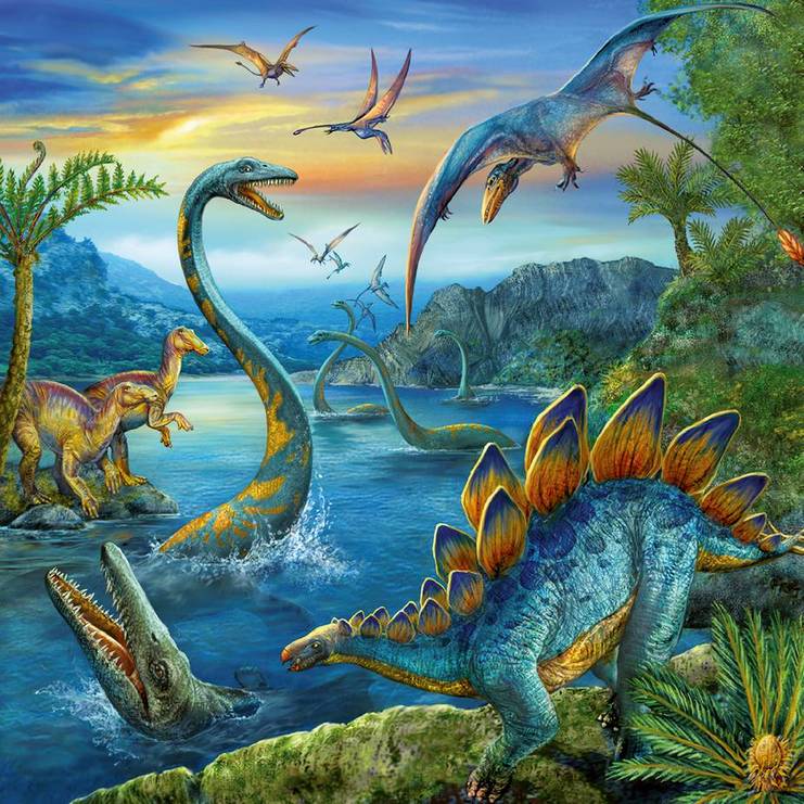 Ravensburger - Dinosaur Fascination - 3 x 49 Piece Jigsaw Puzzle