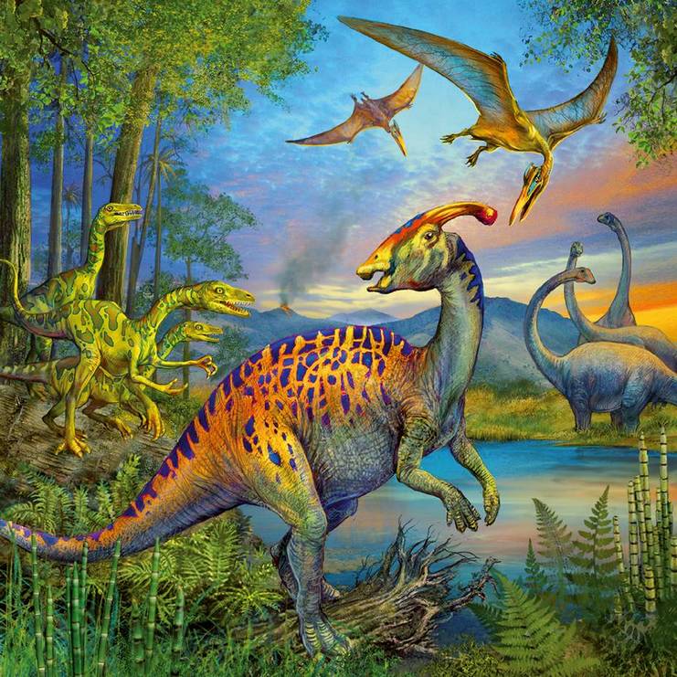 Ravensburger - Dinosaur Fascination - 3 x 49 Piece Jigsaw Puzzle