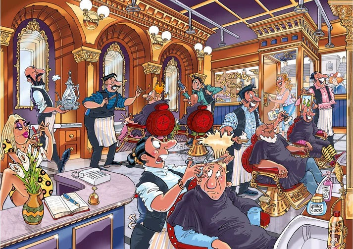 Wasgij - Mystery 27 A Close Shave! - 1000 Piece Jigsaw Puzzle
