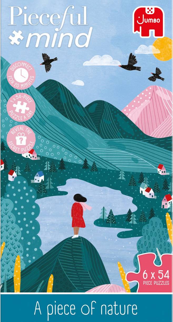 Pieceful Mind - A Piece of Nature - 6 x 54 Piece Jigsaw Puzzle