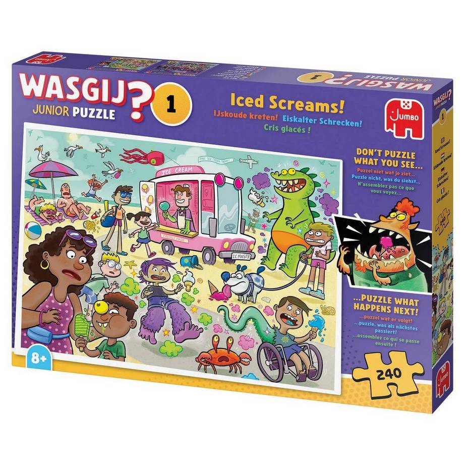 Wasgij - Junior 1 Iced Creams! - 240 Piece Jigsaw Puzzle