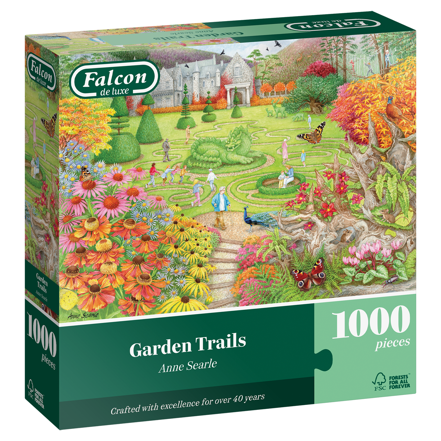 Falcon de Luxe - Garden Trails - 1000 Piece Jigsaw Puzzle