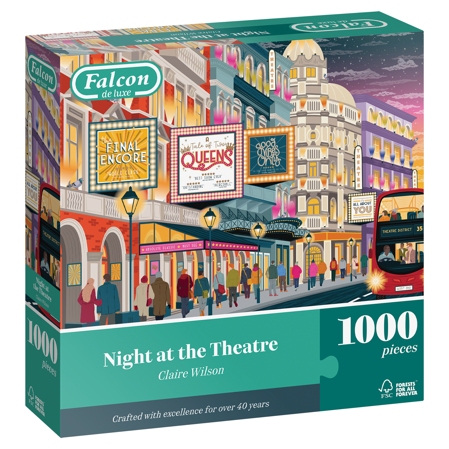 Falcon de Luxe - Night at the Theatre - 1000 Piece Jigsaw Puzzle