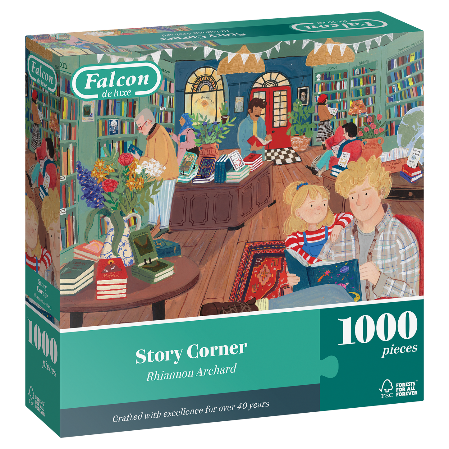 Falcon de Luxe - Story Corner - 1000 Piece Jigsaw Puzzle