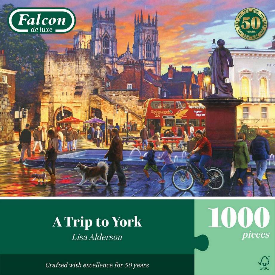 Falcon de Luxe - A Trip to York - 1000 Piece Jigsaw Puzzle