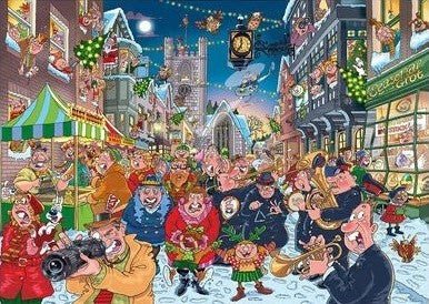 Wasgij- Christmas 12 The Big Turn On! - 1000 Piece Jigsaw Puzzle