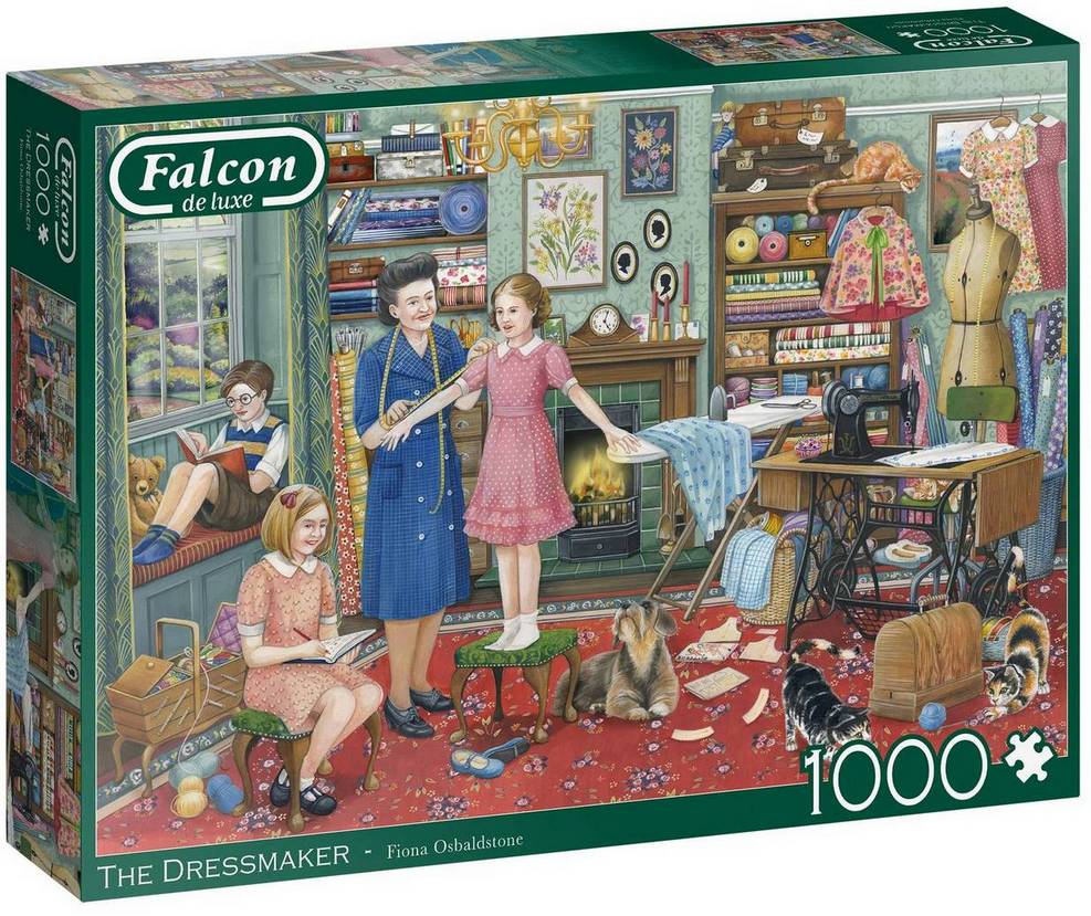 Falcon de Luxe - The Dressmaker - 1000 Piece Jigsaw Puzzle