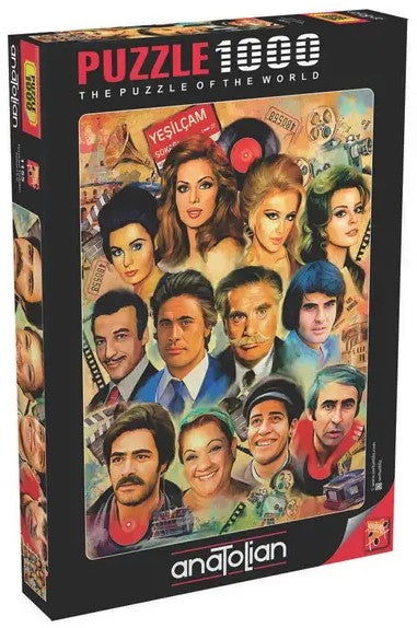 Anatolian - Yesilcam Yildizlari - 1000 Piece Jigsaw Puzzle