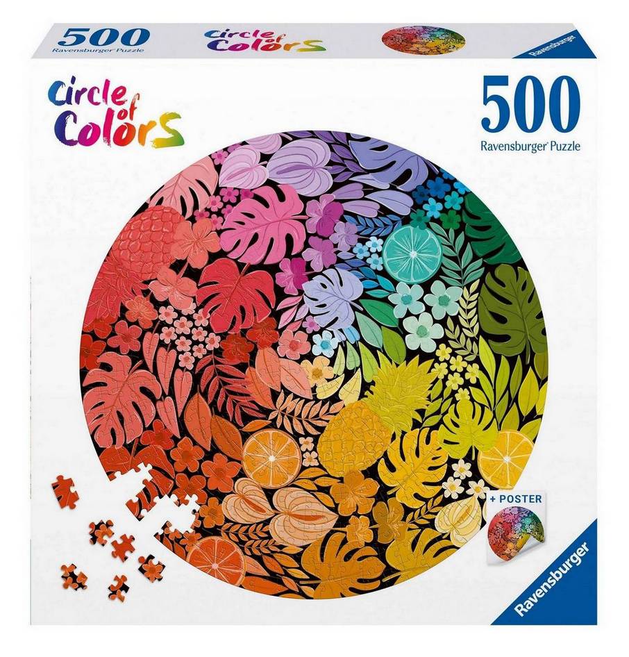 Ravensburger - Tropical Circular - 500 Piece Jigsaw Puzzle