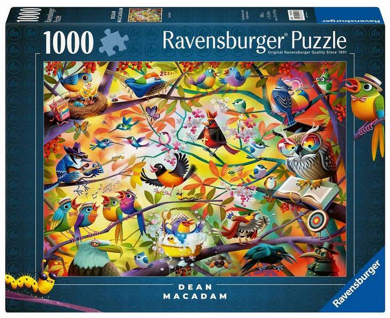 Ravensburger - Busy Birdies - 1000 Piece Jigsaw Puzzle