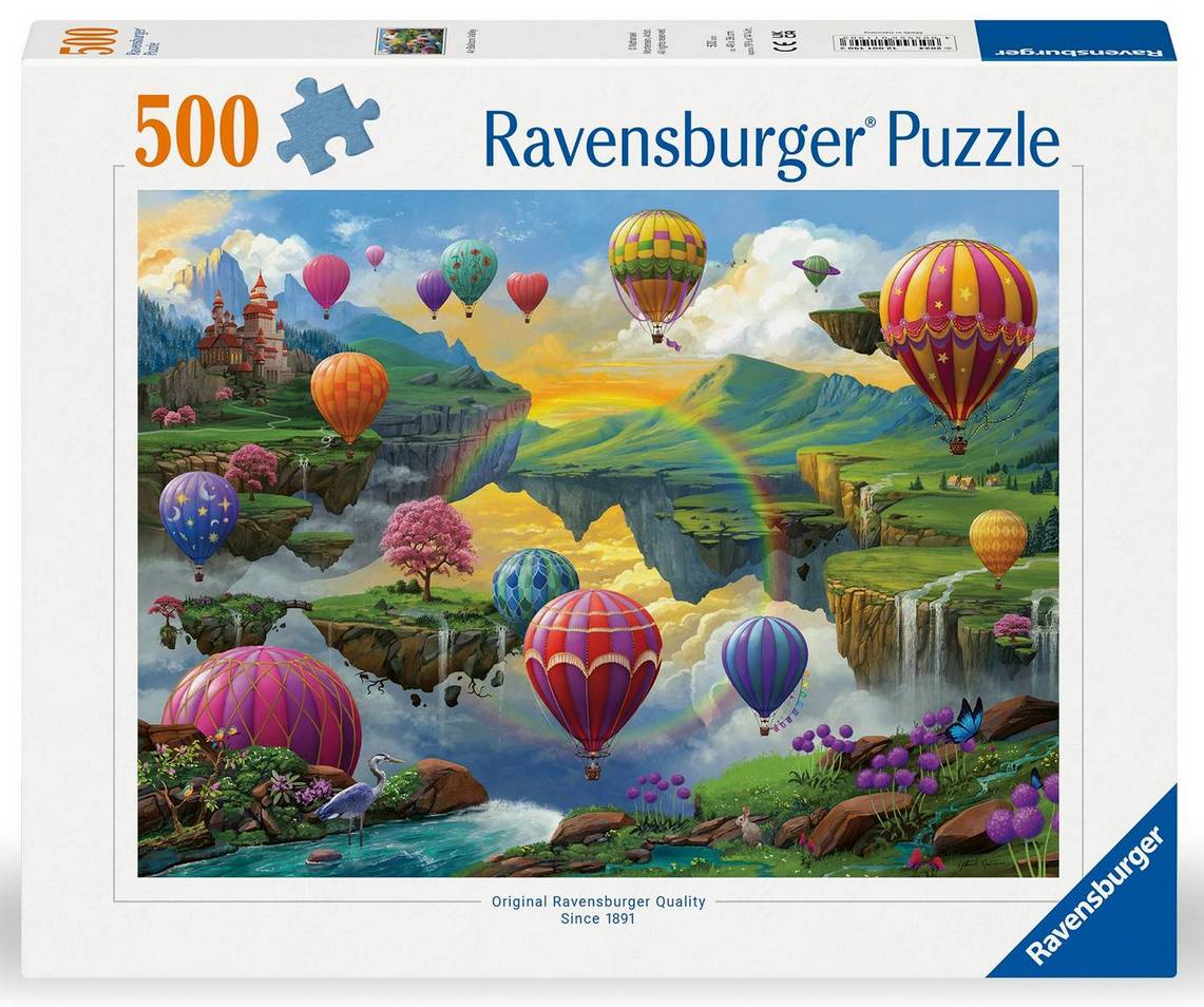 Ravensburger - Air Balloon Valley - 500 Piece Jigsaw Puzzle
