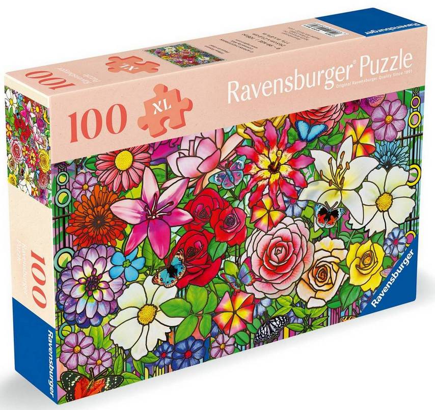 Ravensburger - Tiffany Flowers - 100XL Piece Jigsaw Puzzle
