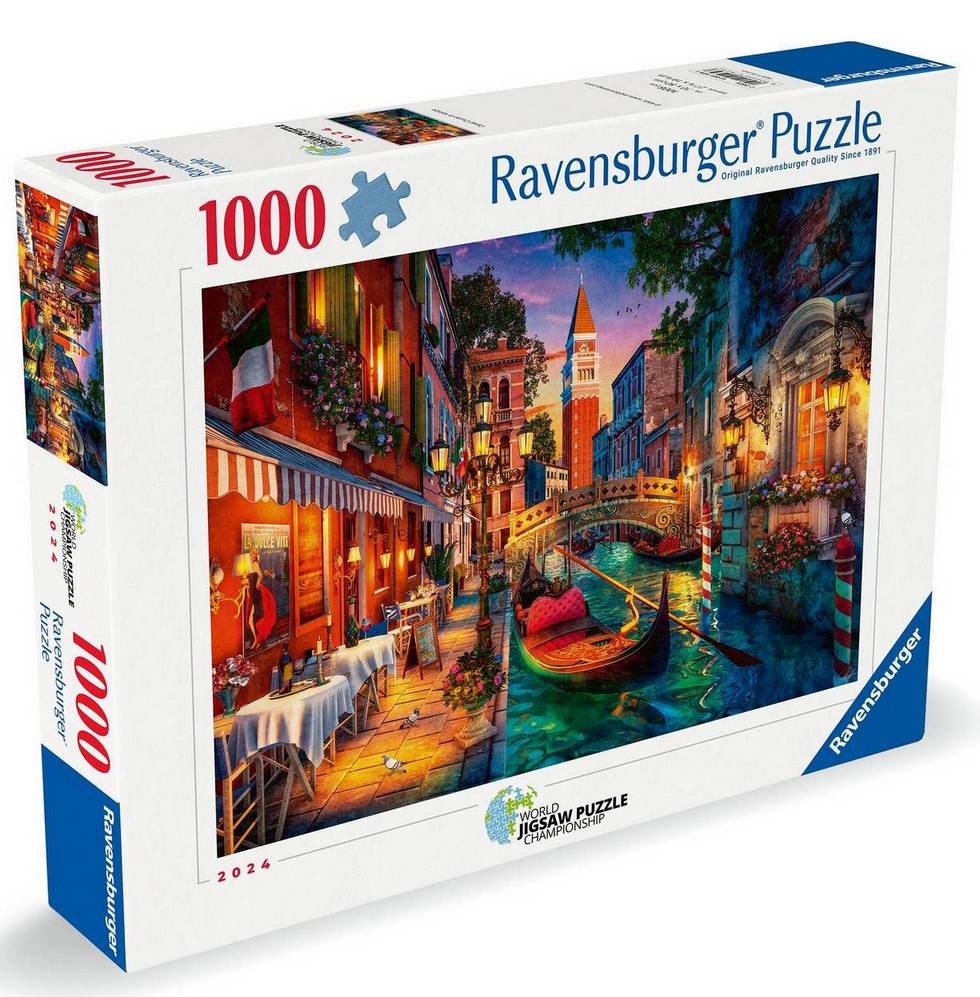 Ravensburger - Canal Cruise in Venice - 1000 Piece Jigsaw Puzzle