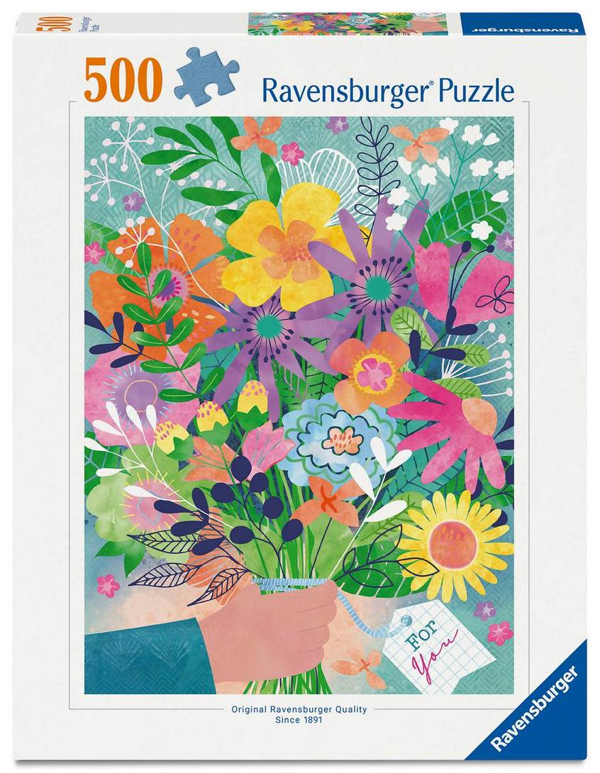 Ravensburger - Flowers for Your - 500 Piece Jigsaw Puzzle