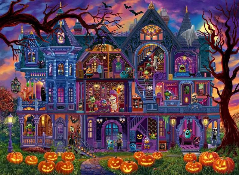 Ravensburger - Monster House Party - 100XXL Piece Jigsaw Puzzle