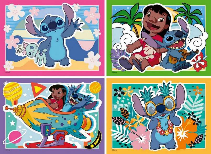 Ravensburger - Speedy Puzzle Stitch - 4 x 35 Piece Jigsaw Puzzle