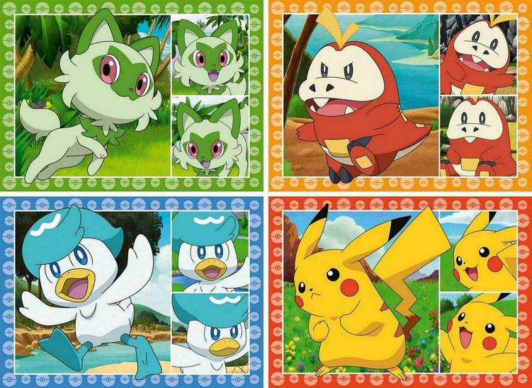 Ravensburger - Speedy Puzzle Pokemon - 4 x 35 Piece Jigsaw Puzzle