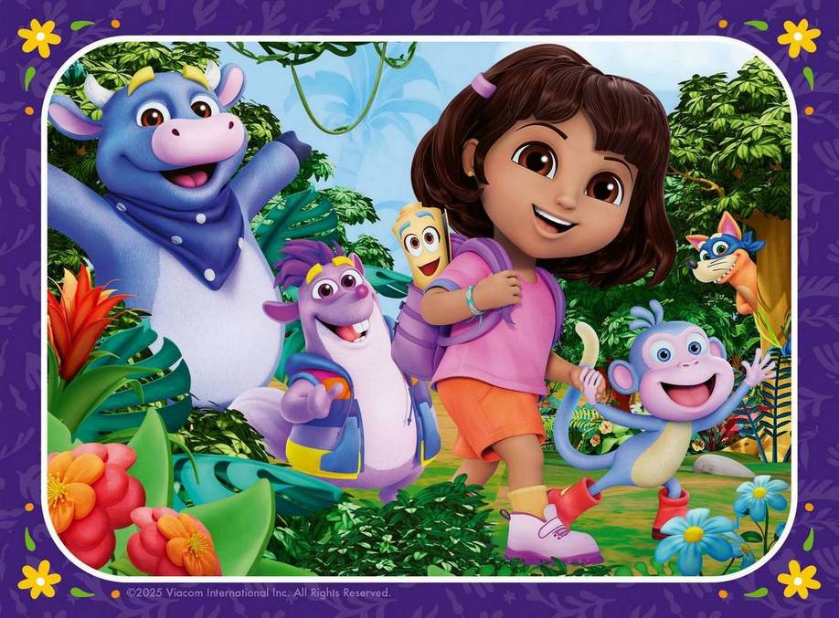 Ravensburger - Dora - 4 in a Box Jigsaw Puzzle