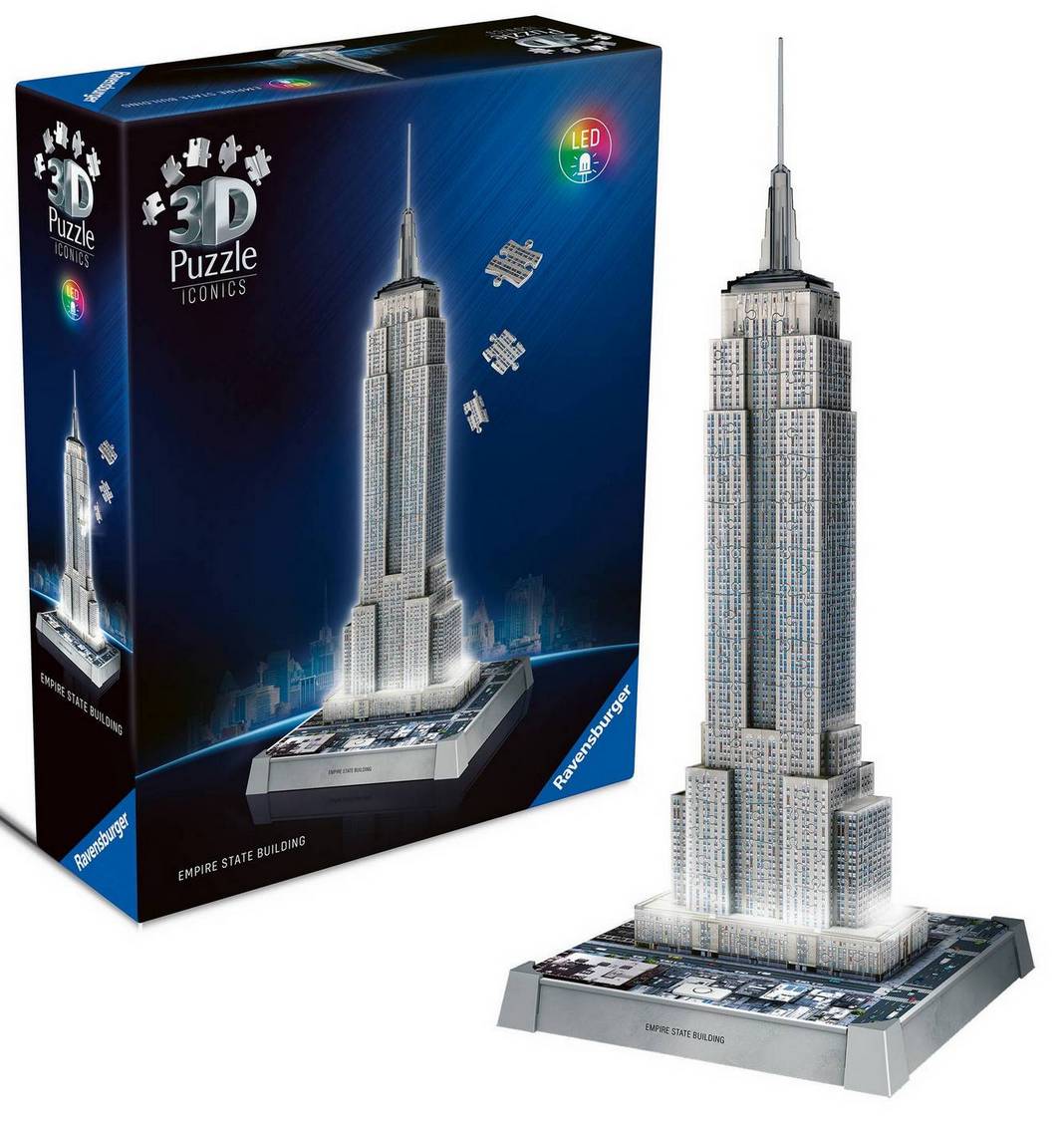 Ravensburger - Empire State Building Light Up - 216 Piece 3D Jigsaw Puzzle