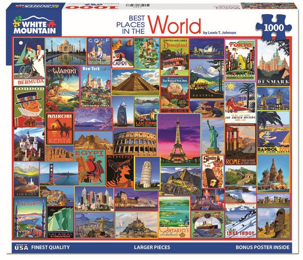 White Mountain - Best Places in the World - 1000 Piece Jigsaw Puzzle