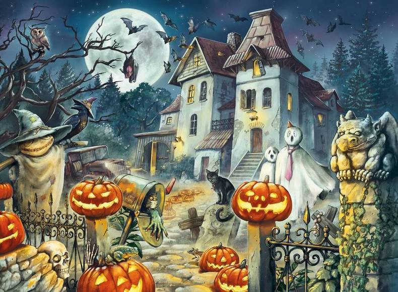 Ravensburger - Halloween House - 300XXL Piece Jigsaw Puzzle