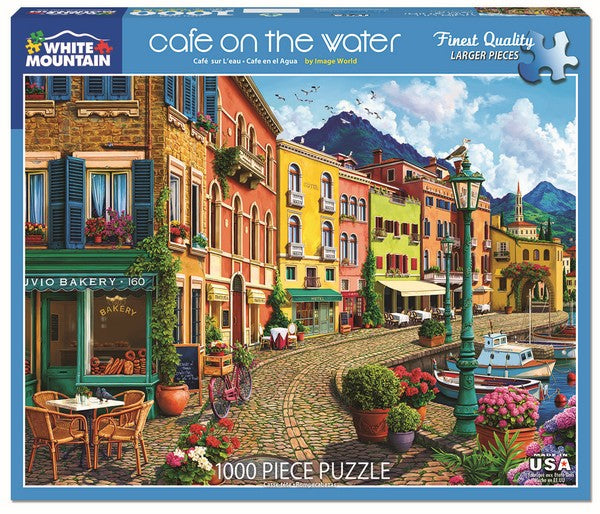 White Mountain - Cafe on The Water - 1000 Piece Jigsaw Puzzle