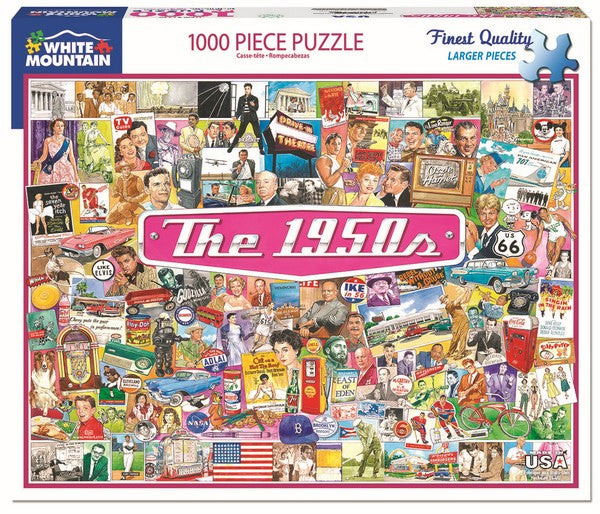 White Mountain - The 1950's - 1000 Piece Jigsaw Puzzle