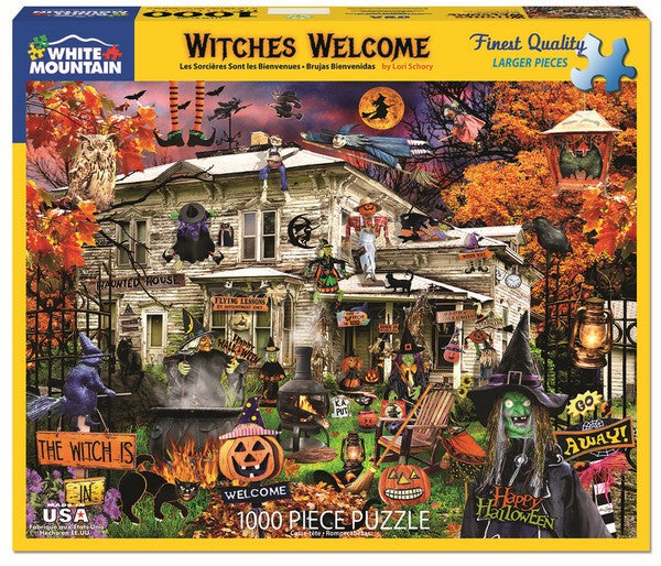 White Mountain - Witches Welcome - 1000 Piece Jigsaw Puzzle