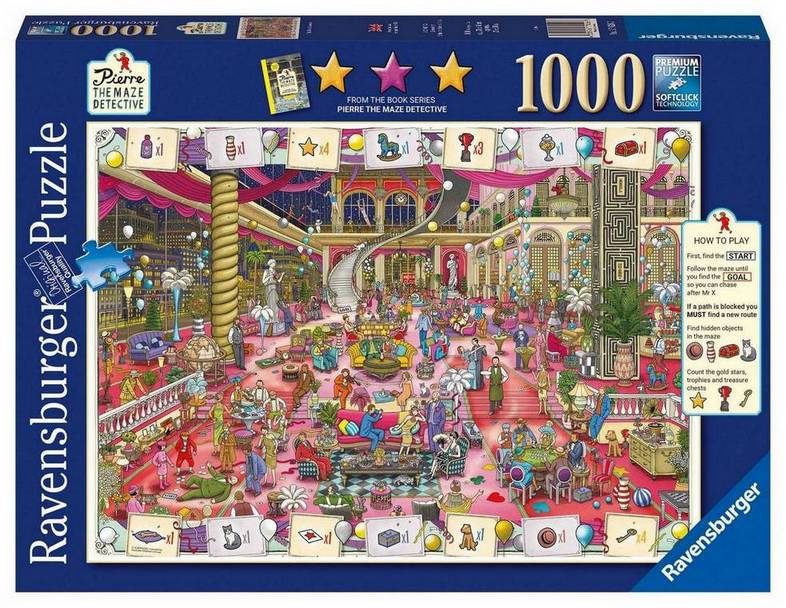 Ravensburger - Pierre the Maze Detective - 1000 Piece Jigsaw Puzzle