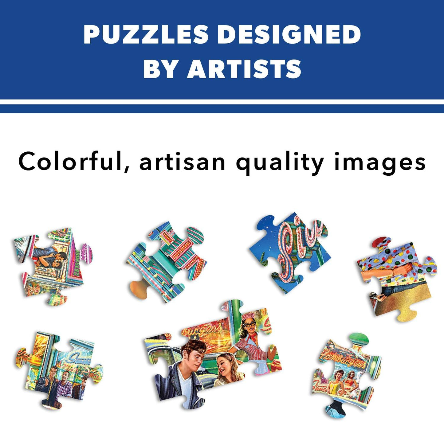 White Mountain - I Love England - 1000 Piece Jigsaw Puzzle