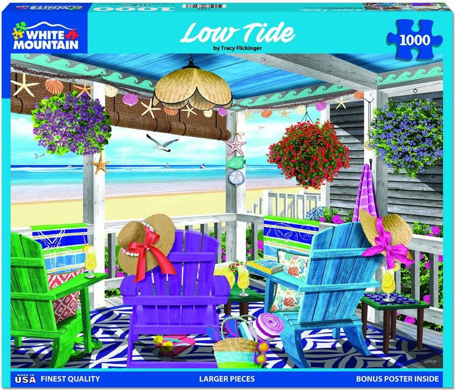 White Mountain - Low Tide - 1000 Piece Jigsaw Puzzle