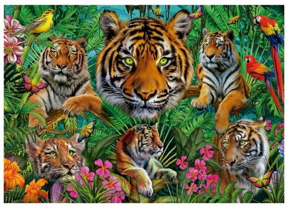 Educa - Tiger Jungle - 500 Piece Jigsaw Puzzle