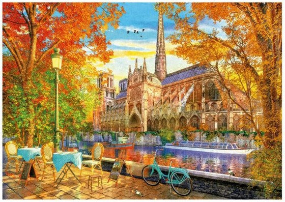 Educa - Notre Dame In Autumn - 1000 Piece Jigsaw Puzzle