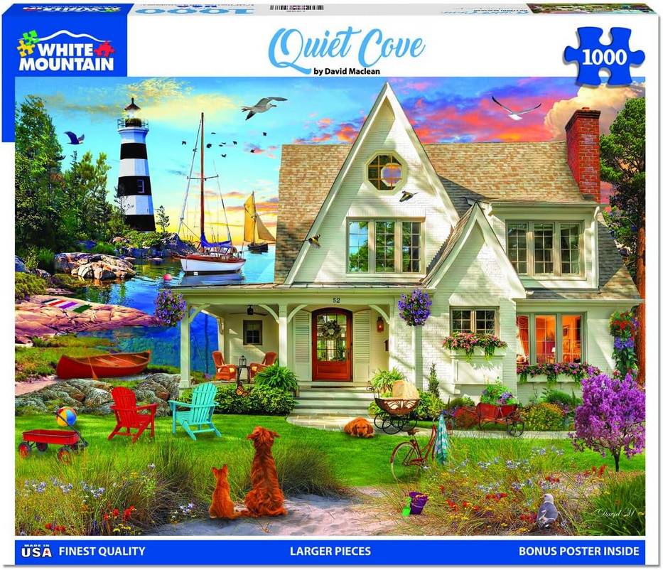 White Mountain - Quiet Cove - 1000 Piece Jigsaw Puzzle