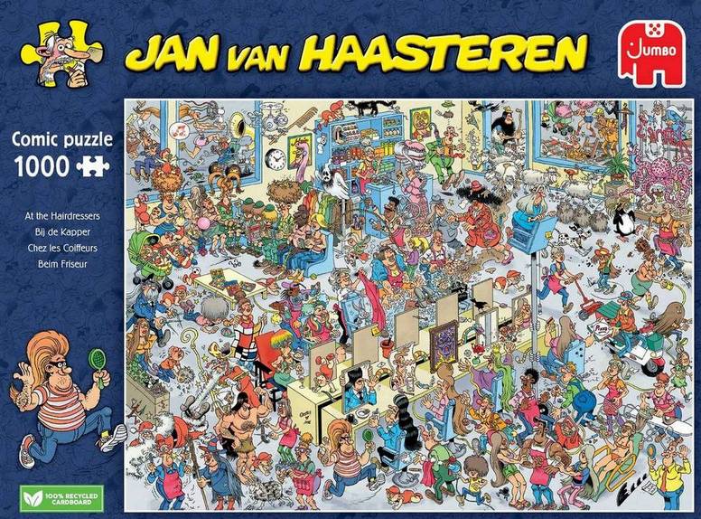 Jan van Haasteren - The Hairdressers - 1000 Piece Jigsaw Puzzle