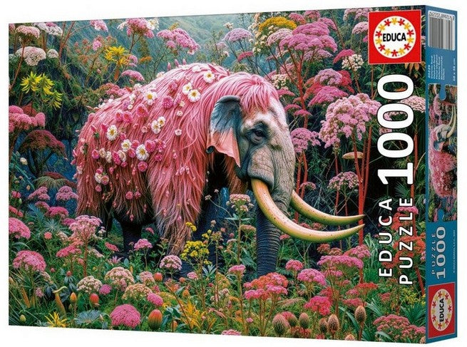 Educa - Floral Elephant - 1000 Piece Jigsaw Puzzle