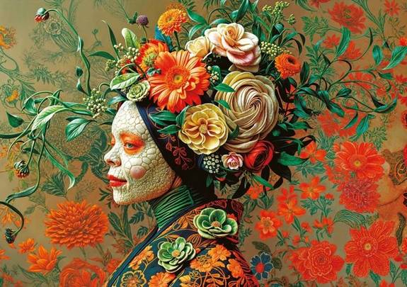 Educa - Lizard Queen - 500XL Piece Jigsaw Puzzle