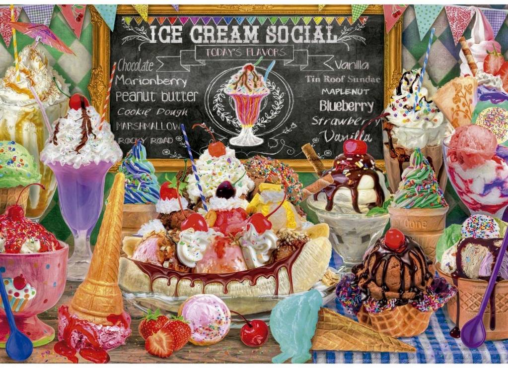 Educa - Ice Cream Parlour - 500 Piece Jigsaw Puzzle
