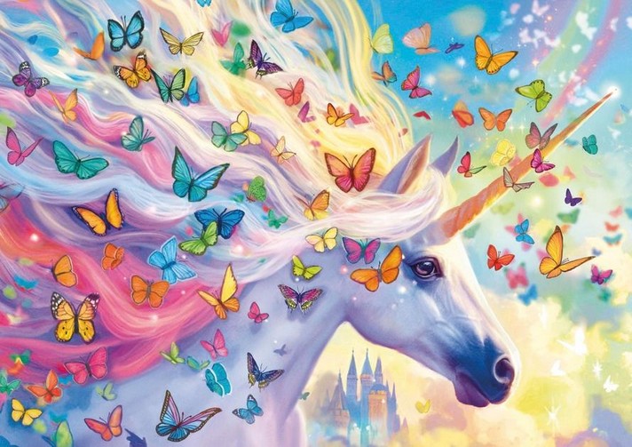 Educa - Rainbow Unicorn - 500 Piece Jigsaw Puzzle