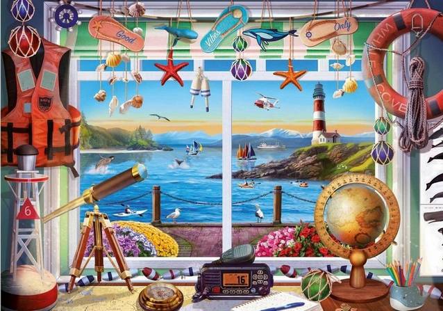 Educa - Harbour Life - 1000 Piece Jigsaw Puzzle