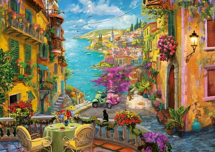 Educa - Spanish Coffee - 2000 Piece Jigsaw Puzzle