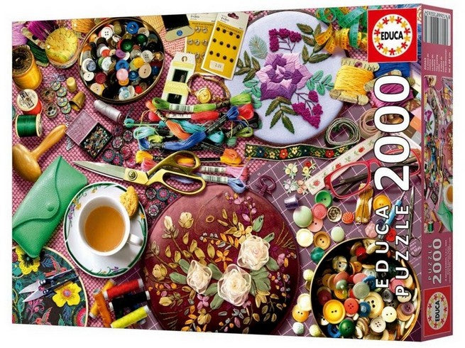 Educa - The Sewing Table - 2000 Piece Jigsaw Puzzle