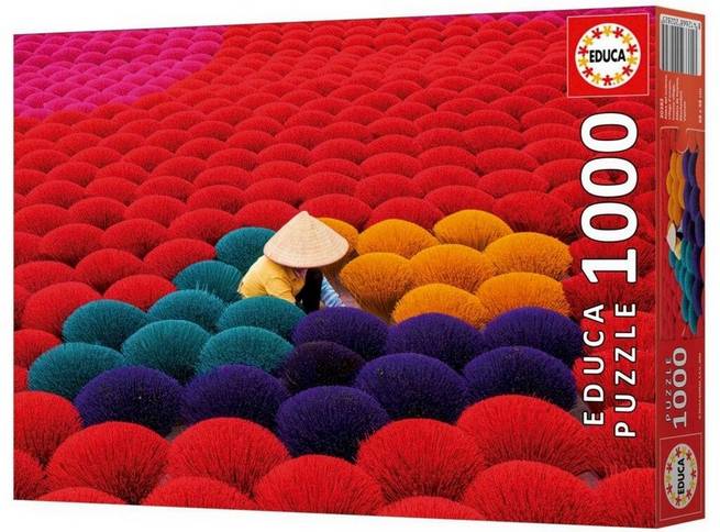 Educa - Incense Village Vietnam - 1000 Piece Jigsaw Puzzle