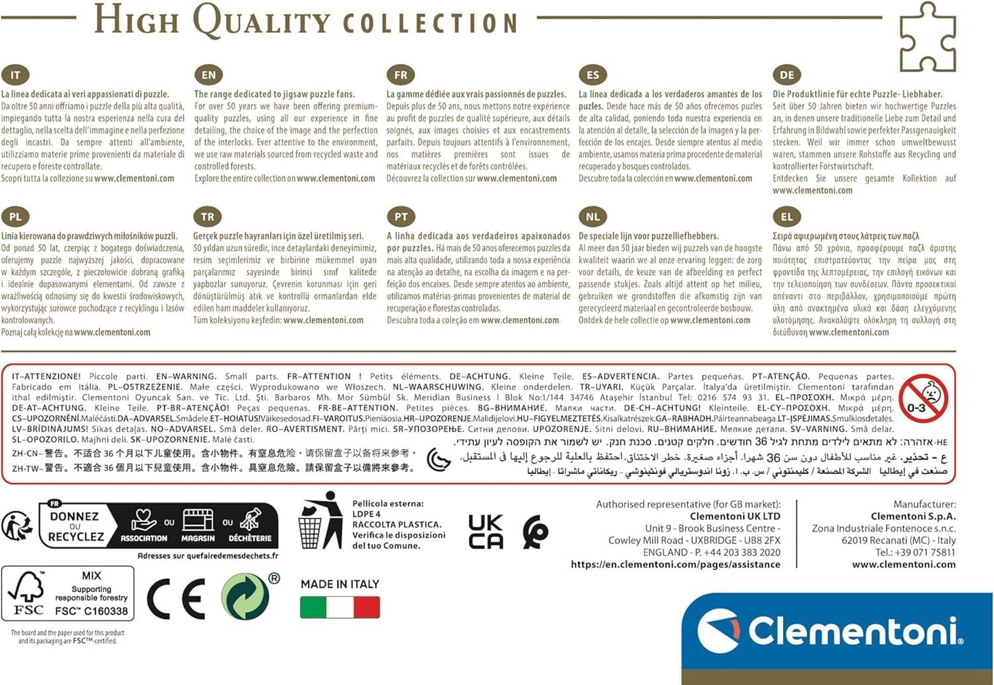 Clementoni - Colorboom Stairs - 500 Piece Jigsaw Puzzle