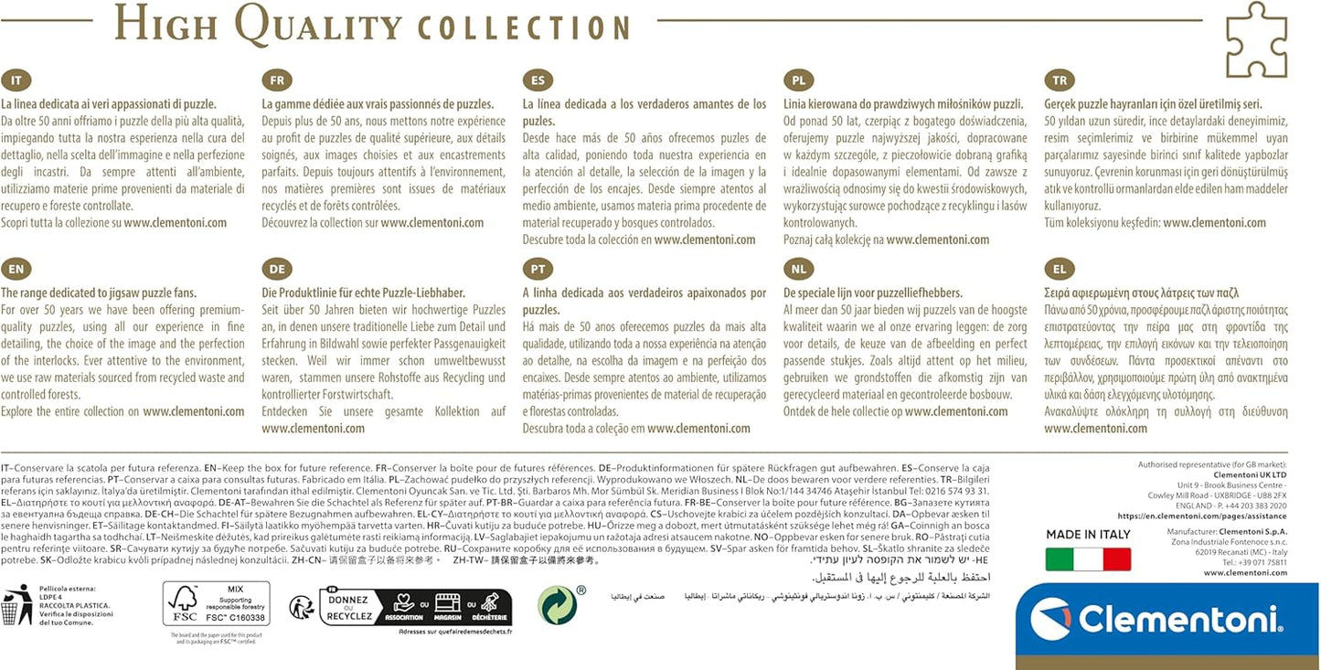 Clementoni - Across The River Thames - 1000 Piece Jigsaw Puzzle