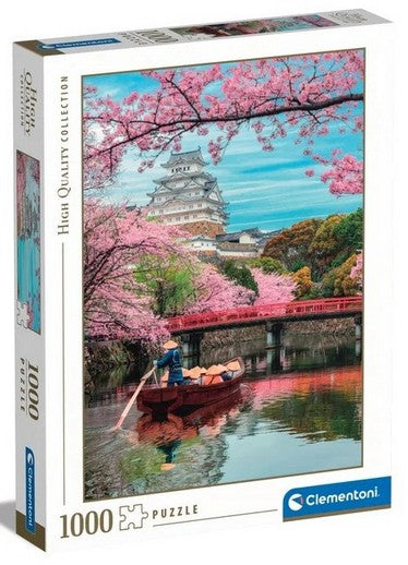 Clementoni - Himeji Castle in Spring - 1000 Piece Jigsaw Puzzle