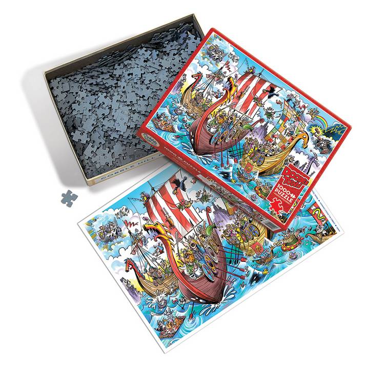 Cobble Hill - Doodletown - Viking Voyage - 1000 Piece Jigsaw Puzzle