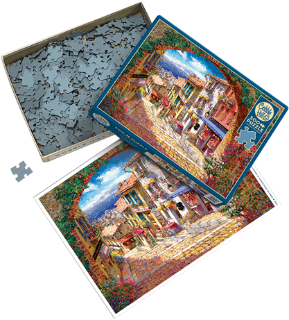 Cobble Hill - Archway to Cagne - 500 Piece Jigsaw Puzzle