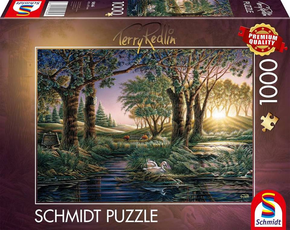 Schmidt - Terry Redlin - Morning Magic at the Pond - 1000 Piece Jigsaw Puzzle